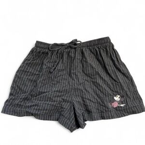 Disney Dark Grey Pinstripe Shorts